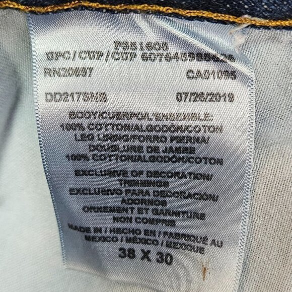 Dickies Relaxed 100% Cotton Flannel Lined Jean 38x30 - Picture 8 of 11